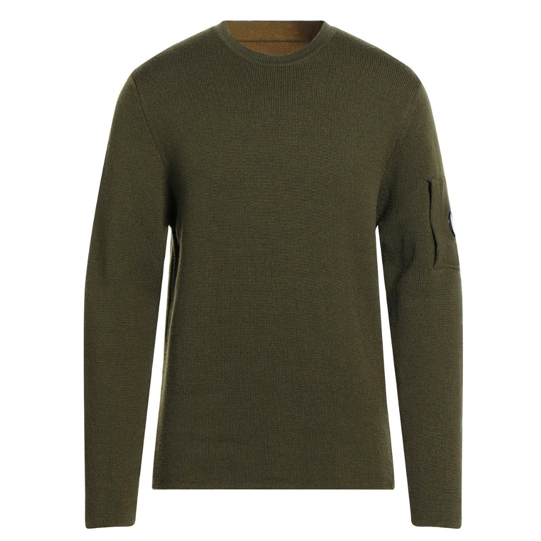 C.P. Company Mens 11CMKN260A 006148A 665 Sweater Green