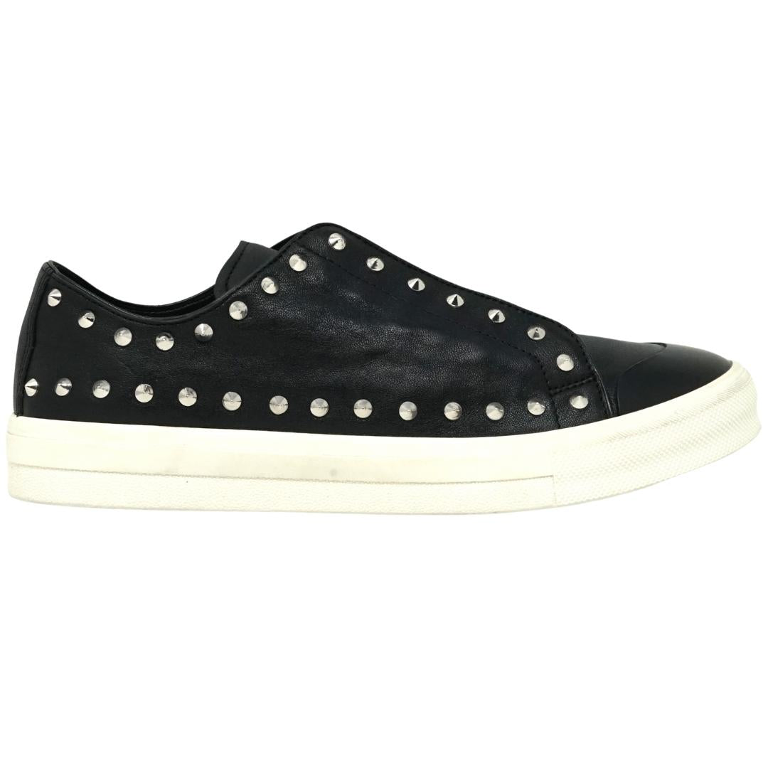 Alexander Mcqueen Mens Studded Black trainers