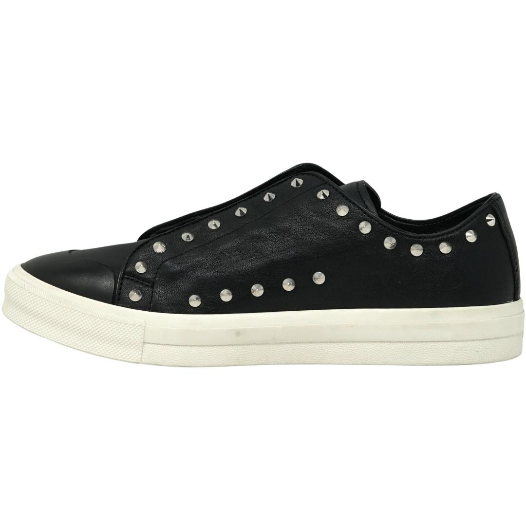 Alexander Mcqueen Mens Studded Black trainers