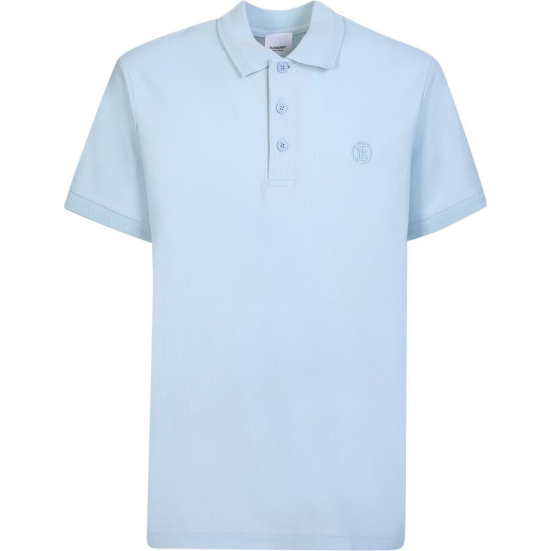 Burberry Mens Polo Shirt 8065404 Eddie Sky Blue