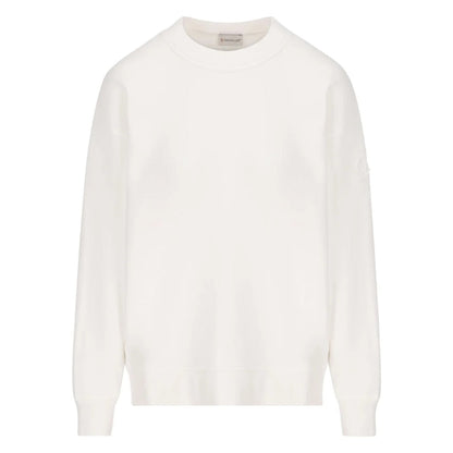 Moncler Womens 8G00031809Kx 034 Sweatshirt White