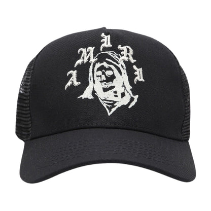 Amiri Branded Logo Black Hat One Size