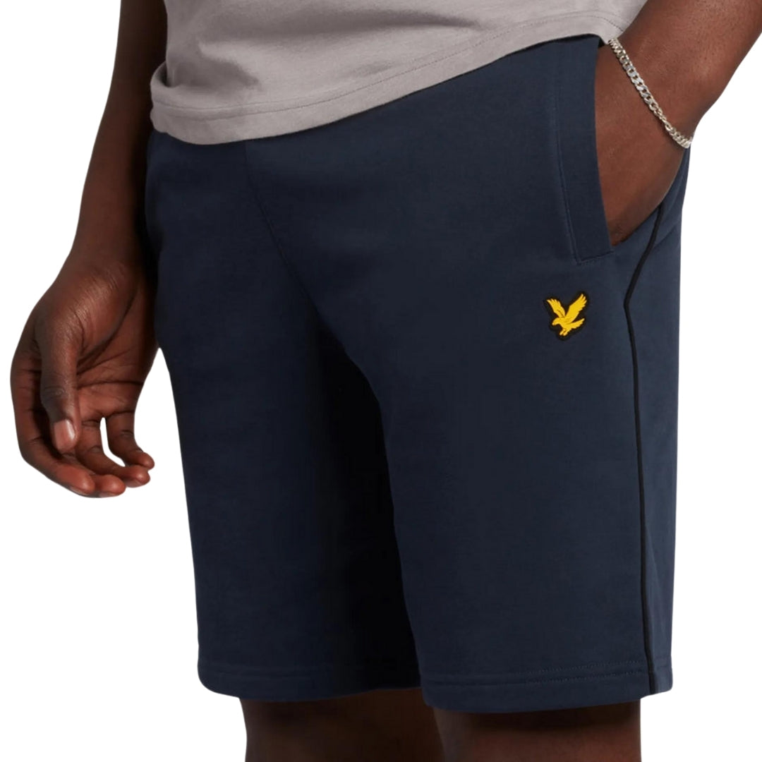 Lyle & Scott Plain Dark Navy Sweat Shorts