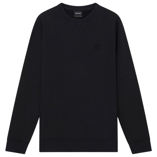 Lyle & Scott Tonal Eagle Logo Dark Navy Blue Pull-over Sweatshirt