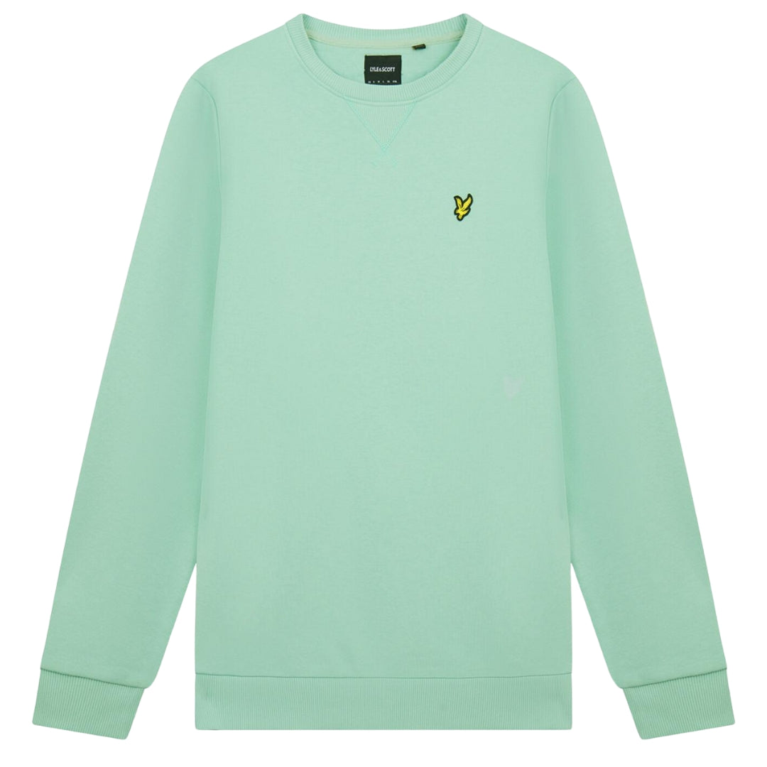 Lyle & Scott Logo Plain Turquoise Shadow Sweatshirt