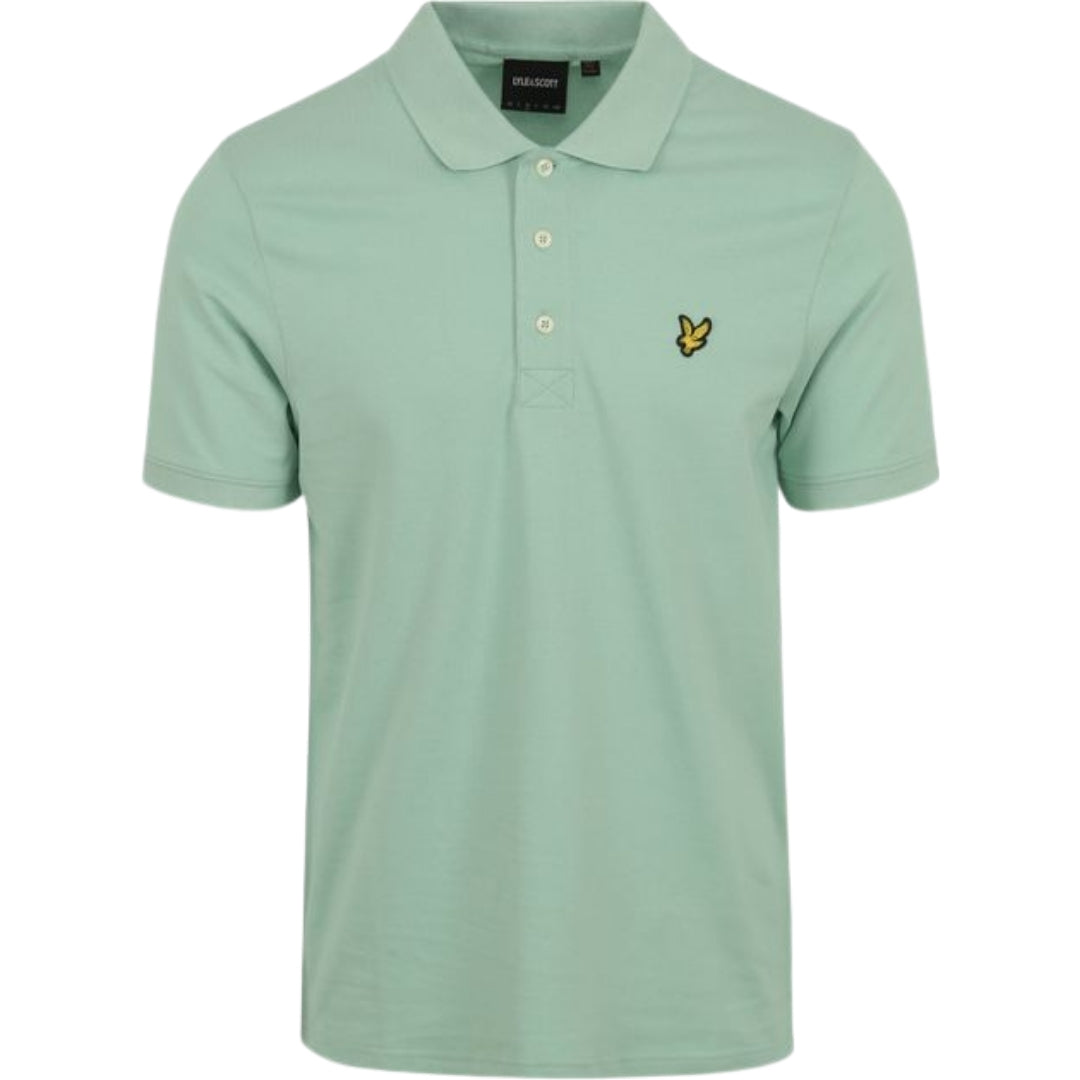 Lyle and Scott Mens Polo Shirt SP400VOG W907 Light Green