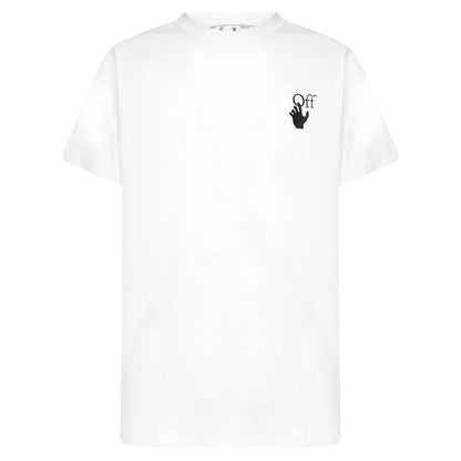 Off-White Degrade Arrow Oversized Fit White T-Shirt