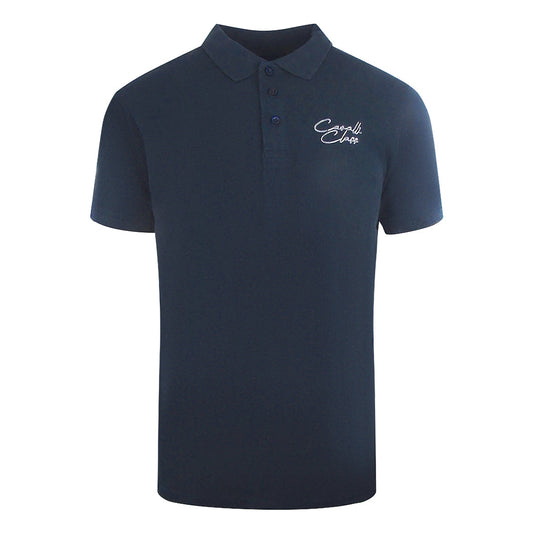 Cavalli Class Mens Polo Shirt SXT64A KB002 04926 Navy Blue