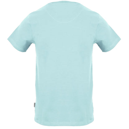 Aquascutum Small Aldis Chest Logo Sky Blue T-Shirt S