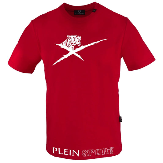 Plein Sport Large Striking Logo Red T-Shirt S