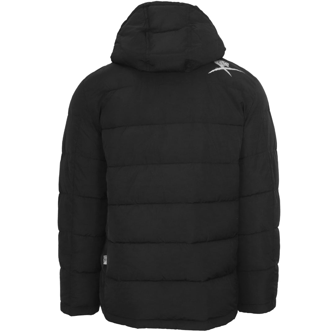 Plein Sport Patch Logo Padded Black Jacket S