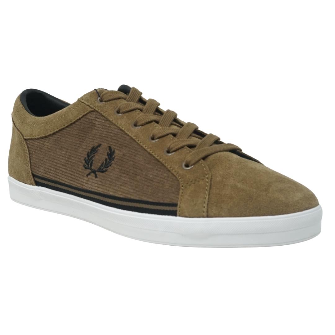 Fred Perry Mens B2298 P77 Trainers Brown