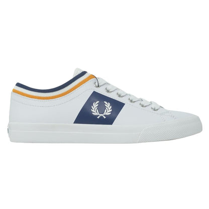 Fred Perry Mens B8185 300 Trainers White