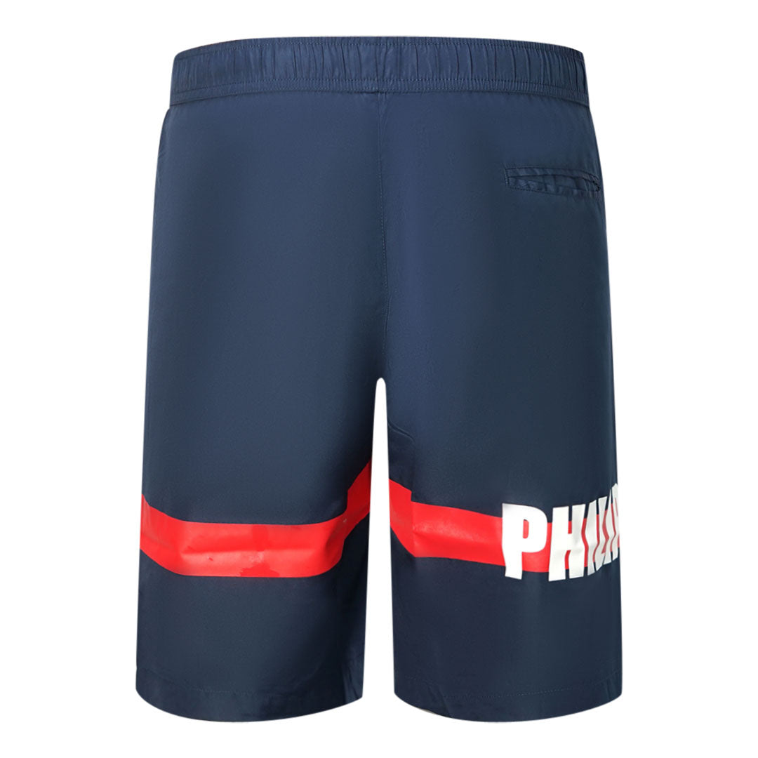 Philipp Plein Mens Cupp11L01 85 Swim Shorts Navy