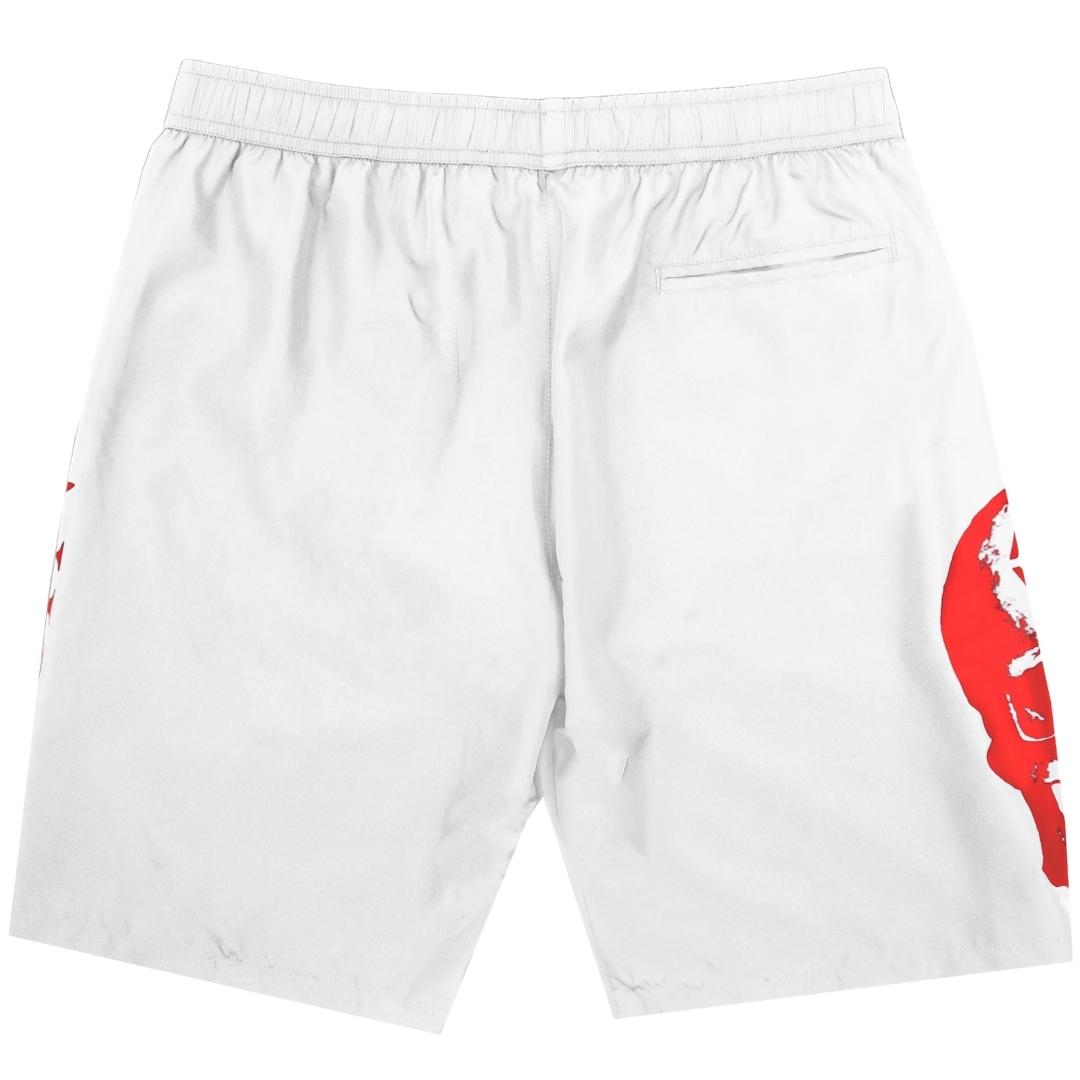 Philipp Plein Mens Cupp19 L0101 Swim Shorts White