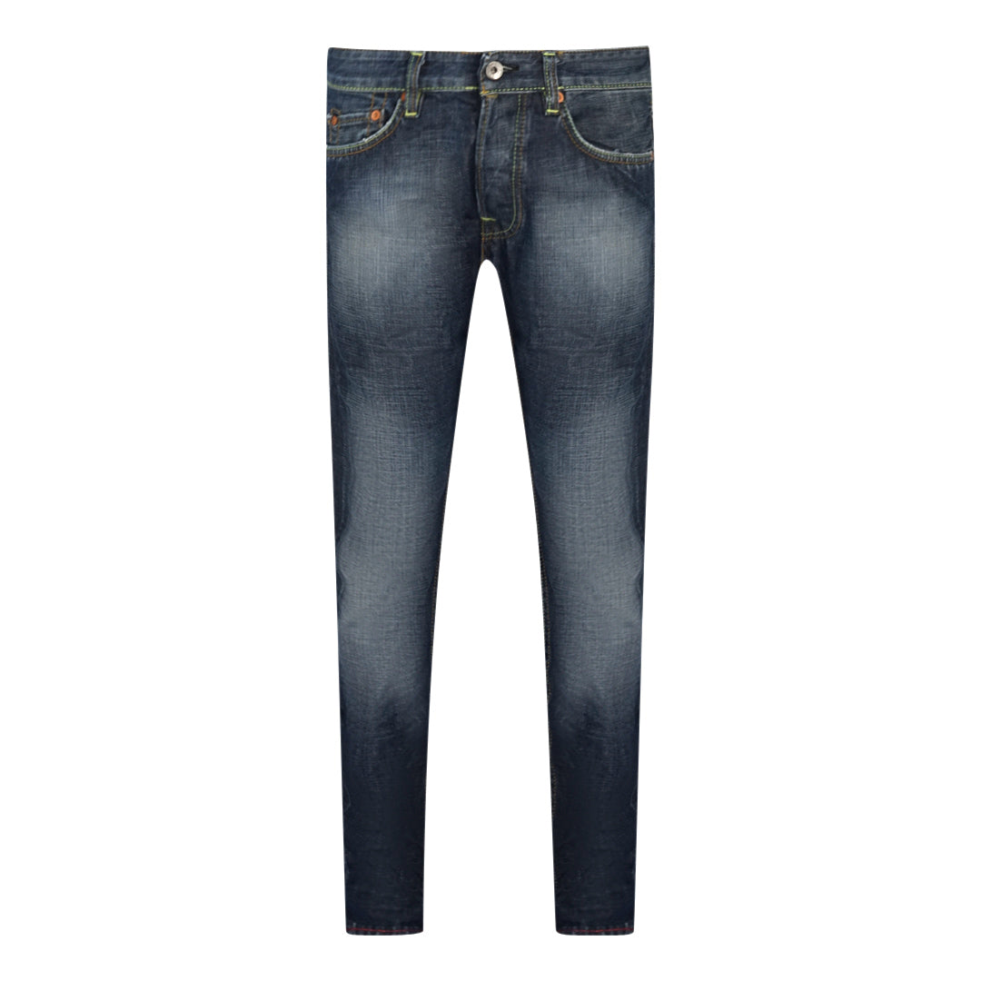 Evisu Mens Jeans Eu Ed Denim Jeans Blue