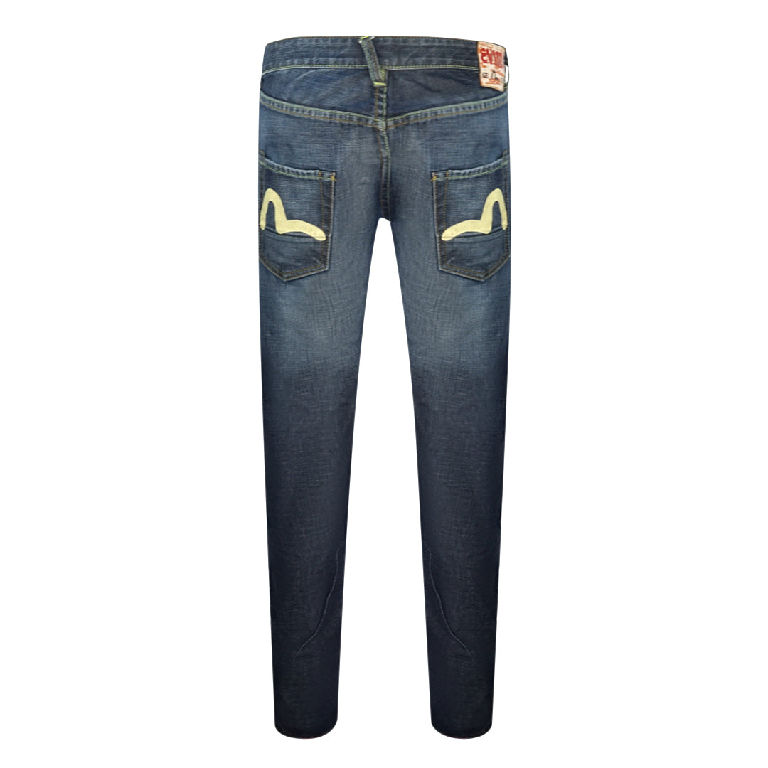 Evisu Mens Jeans Eu Ed Denim Jeans Blue