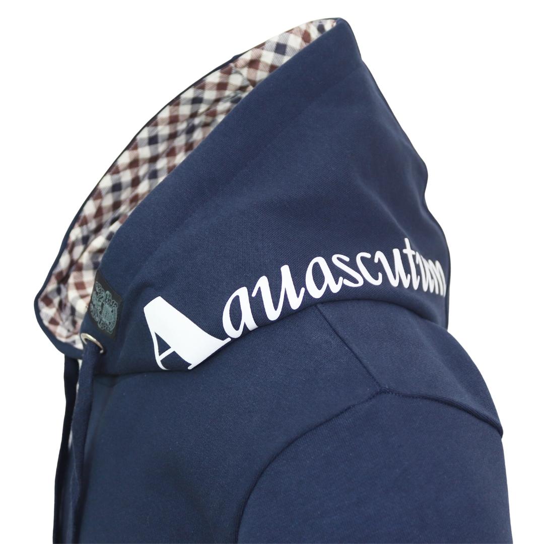 Aquascutum Mens Fc1023 85 Sweater Navy Blue