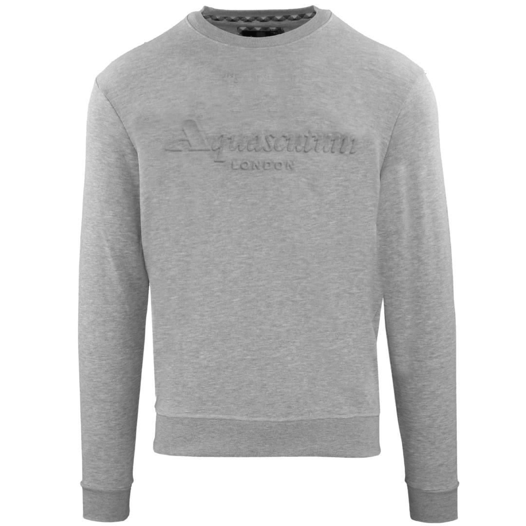 Aquascutum Mens Fg0323 94 Sweater Grey