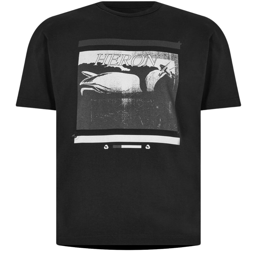 Heron Preston Mens Hmaa032S23Jer0061010 T Shirt Black