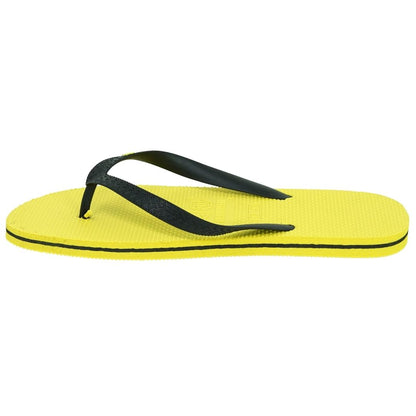 Philipp Plein Mens Imps904 24B Flip Flops Yellow