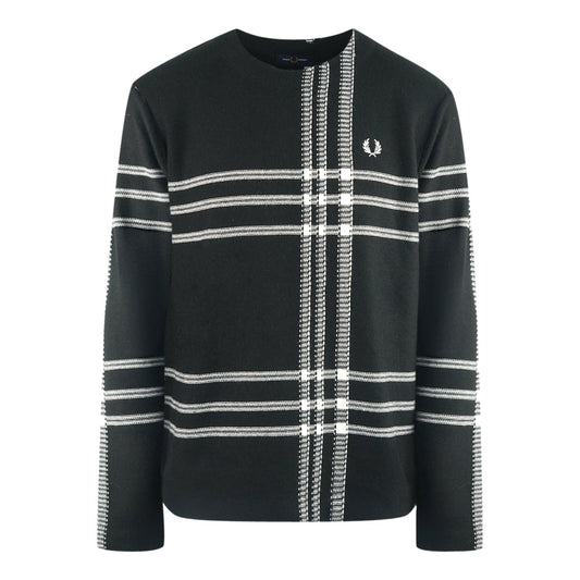 Fred Perry Mens K4545 102 Sweatshirt Black