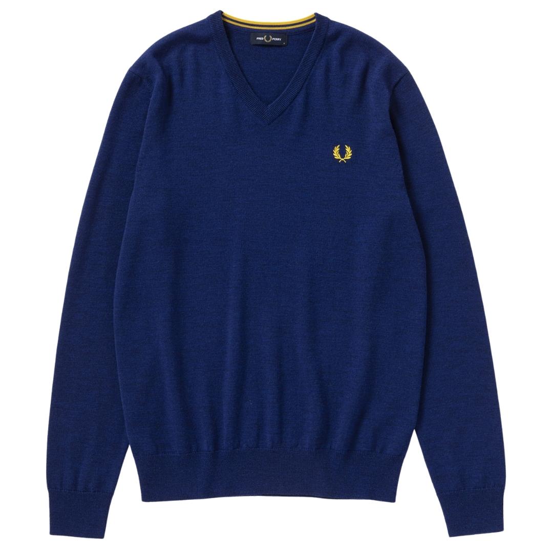 Fred Perry Mens K7600 984 Sweatshirt Blue