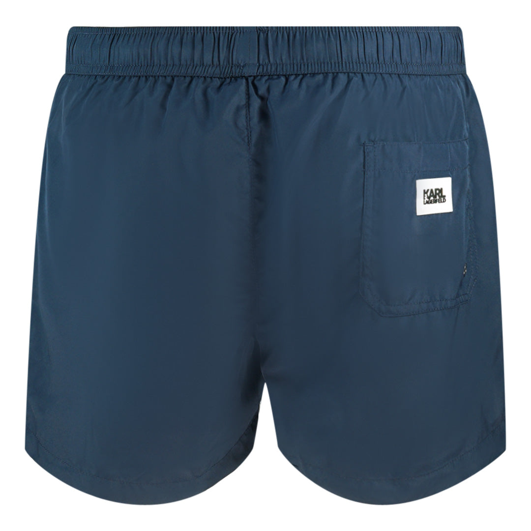 Karl Lagerfeld Mens Kl22Mbs08 Swim Shorts Navy