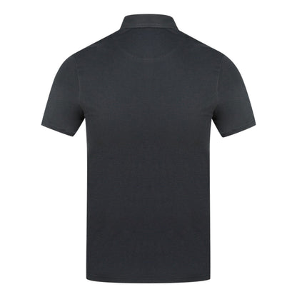 Aquascutum Mens Qmp026 02 Polo Shirt Black