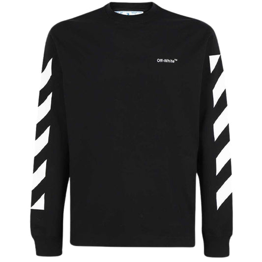 Off White Mens Omab064C99Jer0011001 T Shirt Black