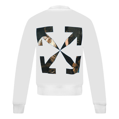 Off White Mens Omba025E20Fle0050110 Jumper White