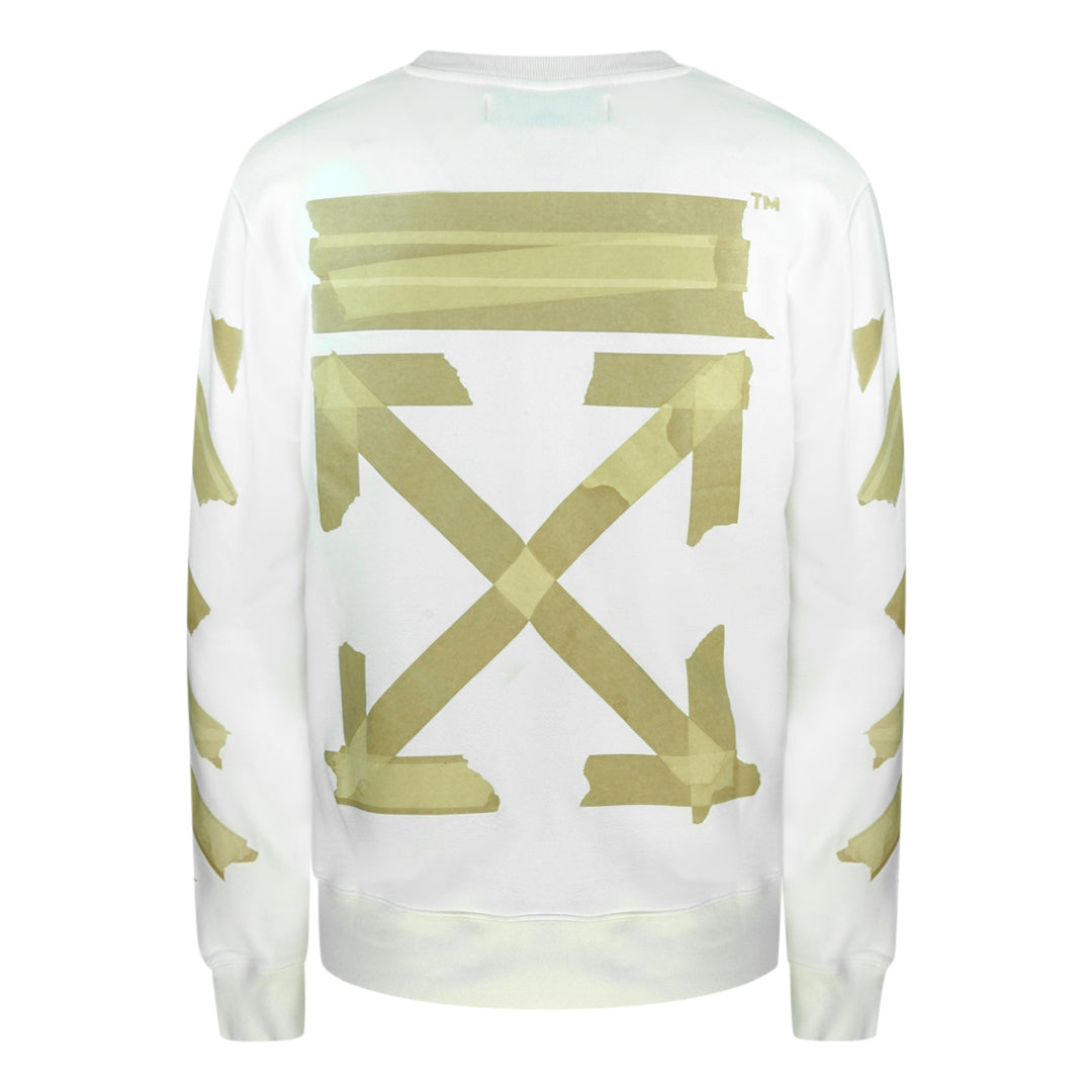 Off White Mens Omba025R20E300020148 Jumper White