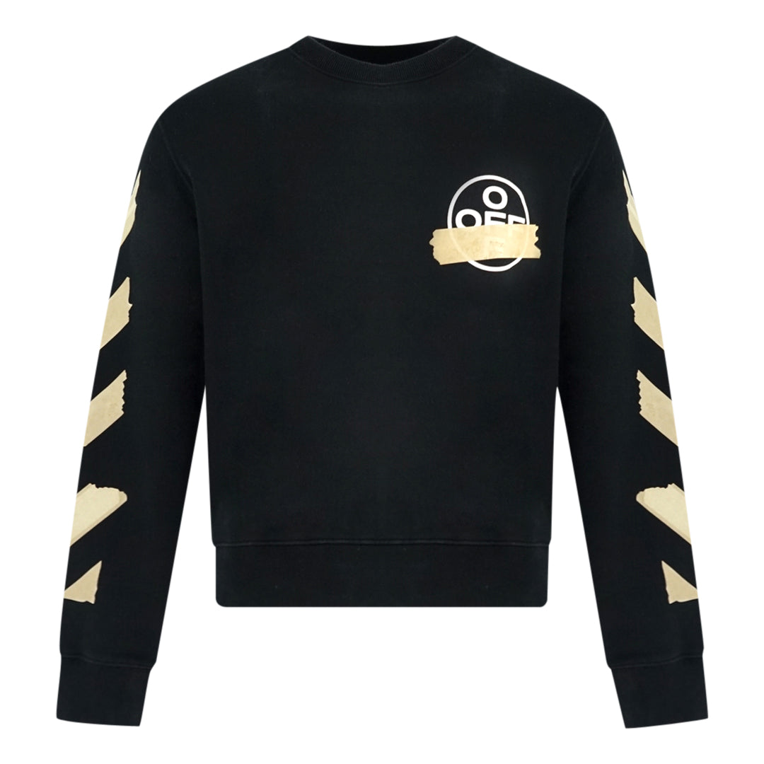 Off White Mens Omba025R20E30002 Jumper Black