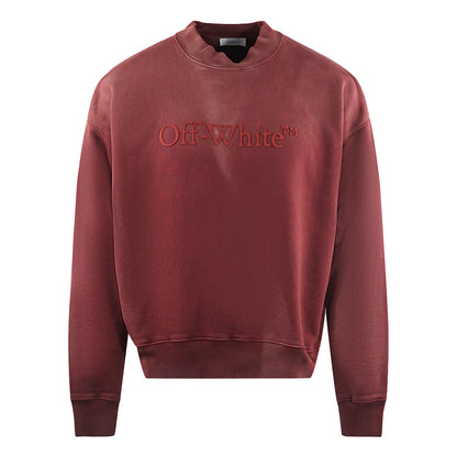 Off White Mens Omba054F23Fle0192222 Sweatshirt Red