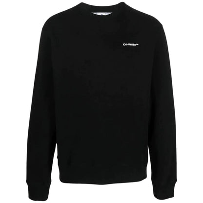 Off White Mens Omba057C99Fle0131001 Jumper Black