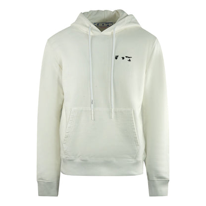 Off White Mens Ombb097C99Fle0040110 Hoodie White