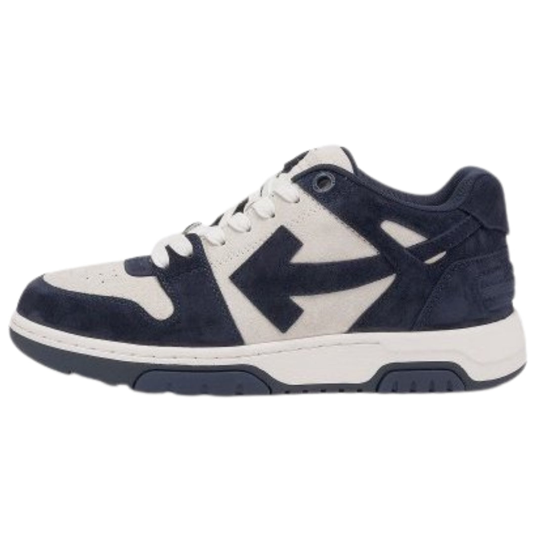 Off White Mens Sneakers Omia189S23Lea0100146 Navy Blue