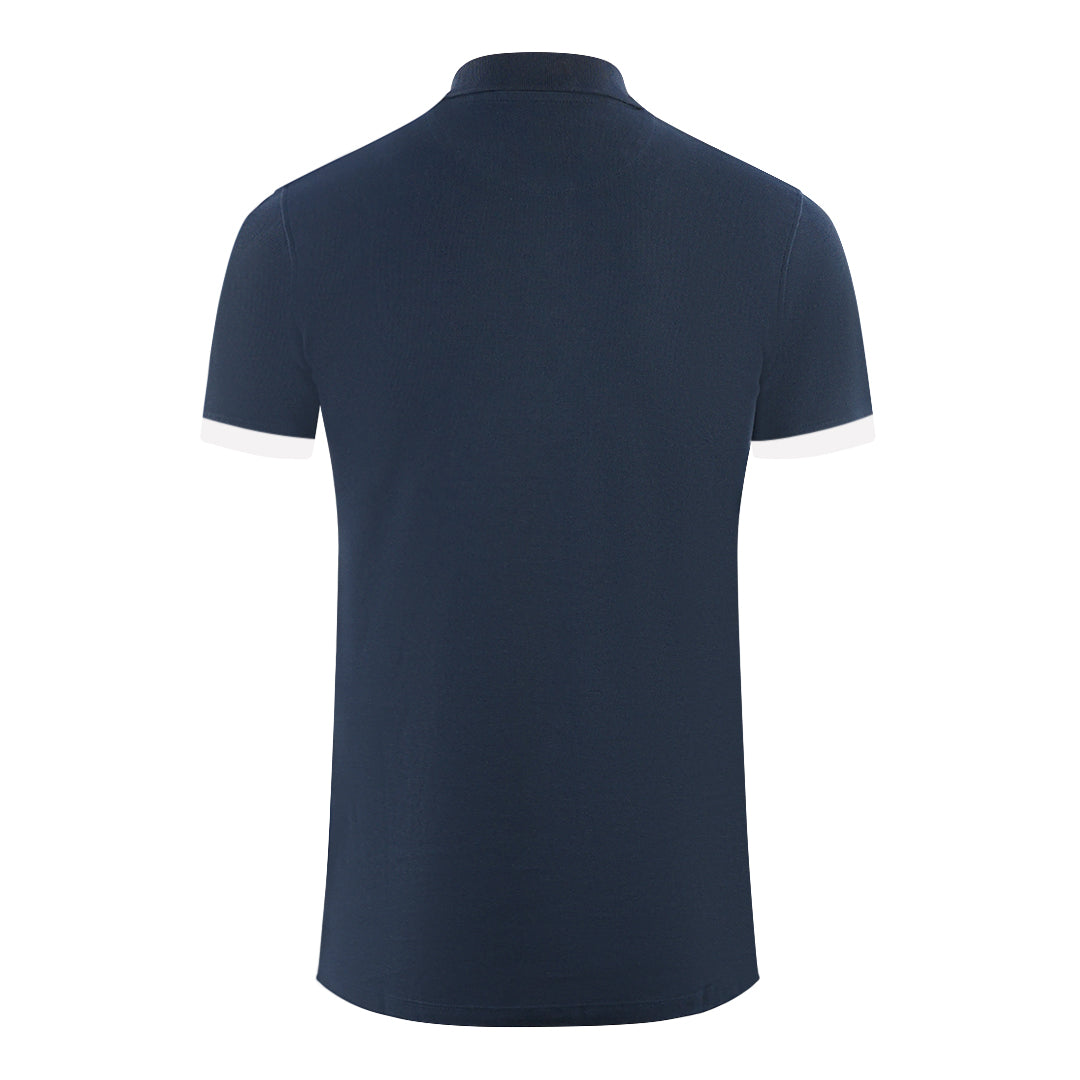 Aquascutum Mens P00223 85 Polo Shirt Navy