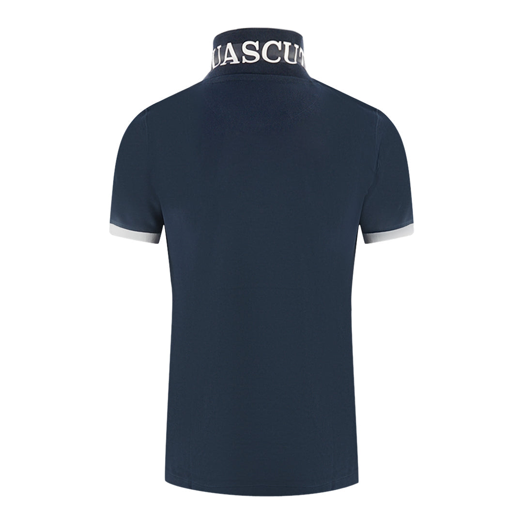 Aquascutum Mens P00223 85 Polo Shirt Navy