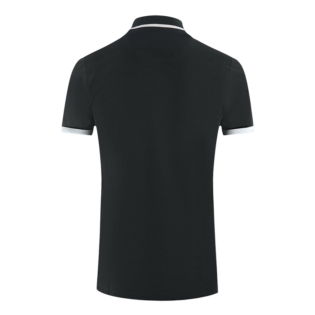 Aquascutum Mens P00223 99 Polo Shirt Black