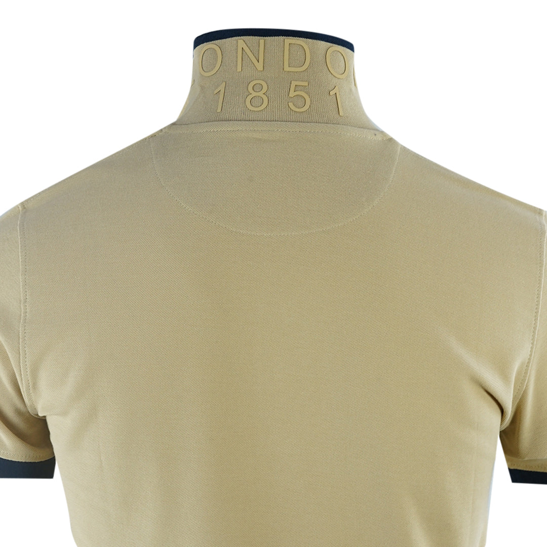 Aquascutum Mens P00323 12 Polo Shirt Beige