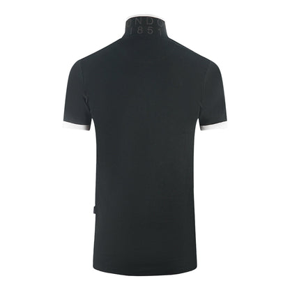 Aquascutum Mens P00323 99 Polo Shirt Black