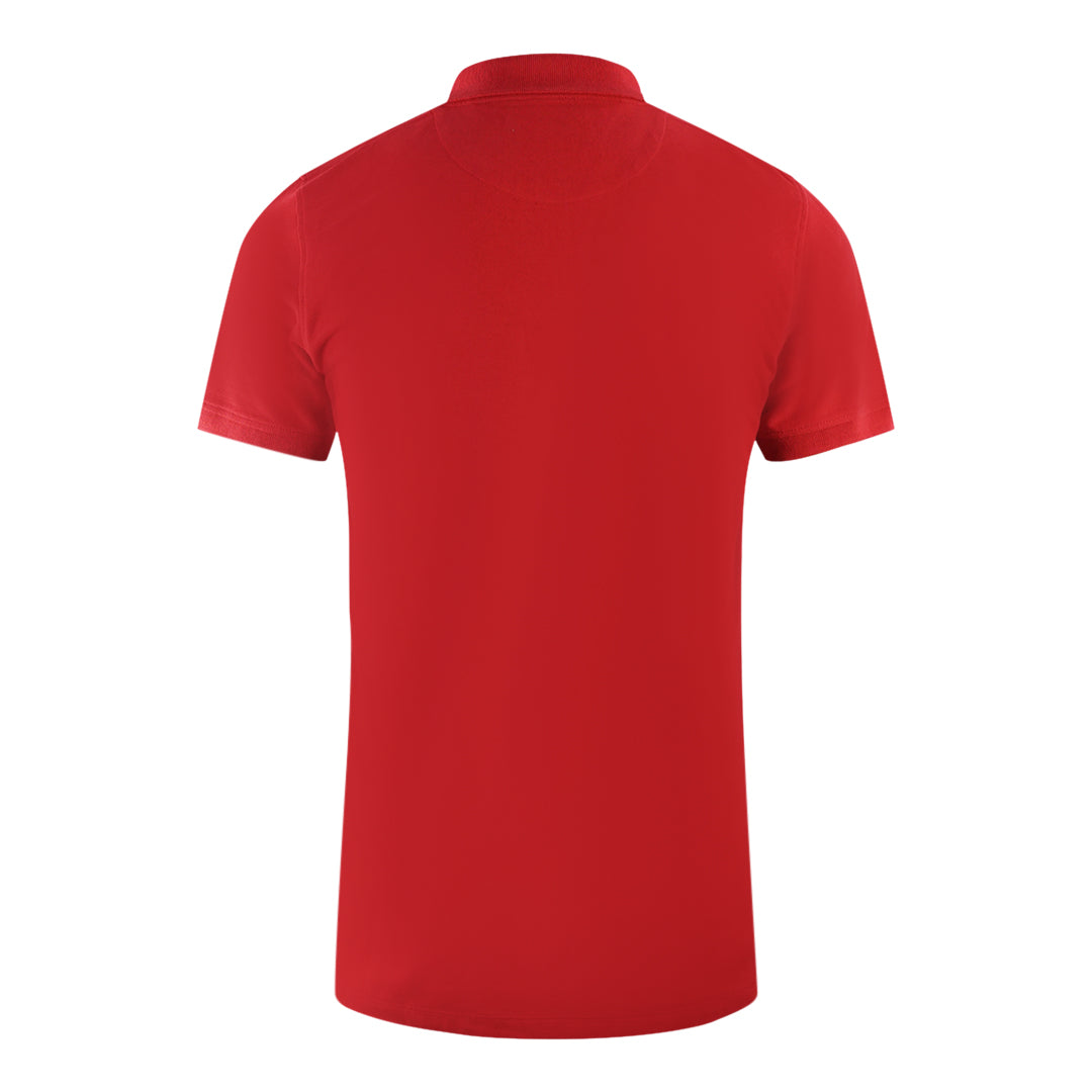 Aquascutum Mens P00423 52 Polo Shirt Red