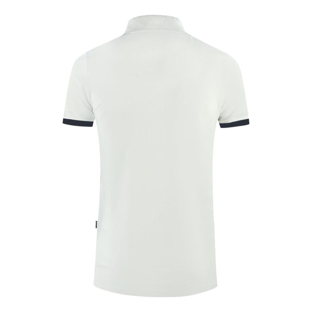 Aquascutum Mens P00523 01 Polo Shirt White