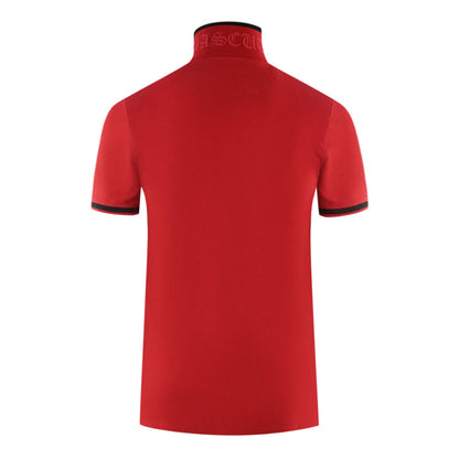 Aquascutum Mens P00723 52 Polo Shirt Red