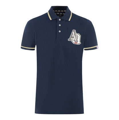 Aquascutum Mens P00723 85 Polo Shirt Navy