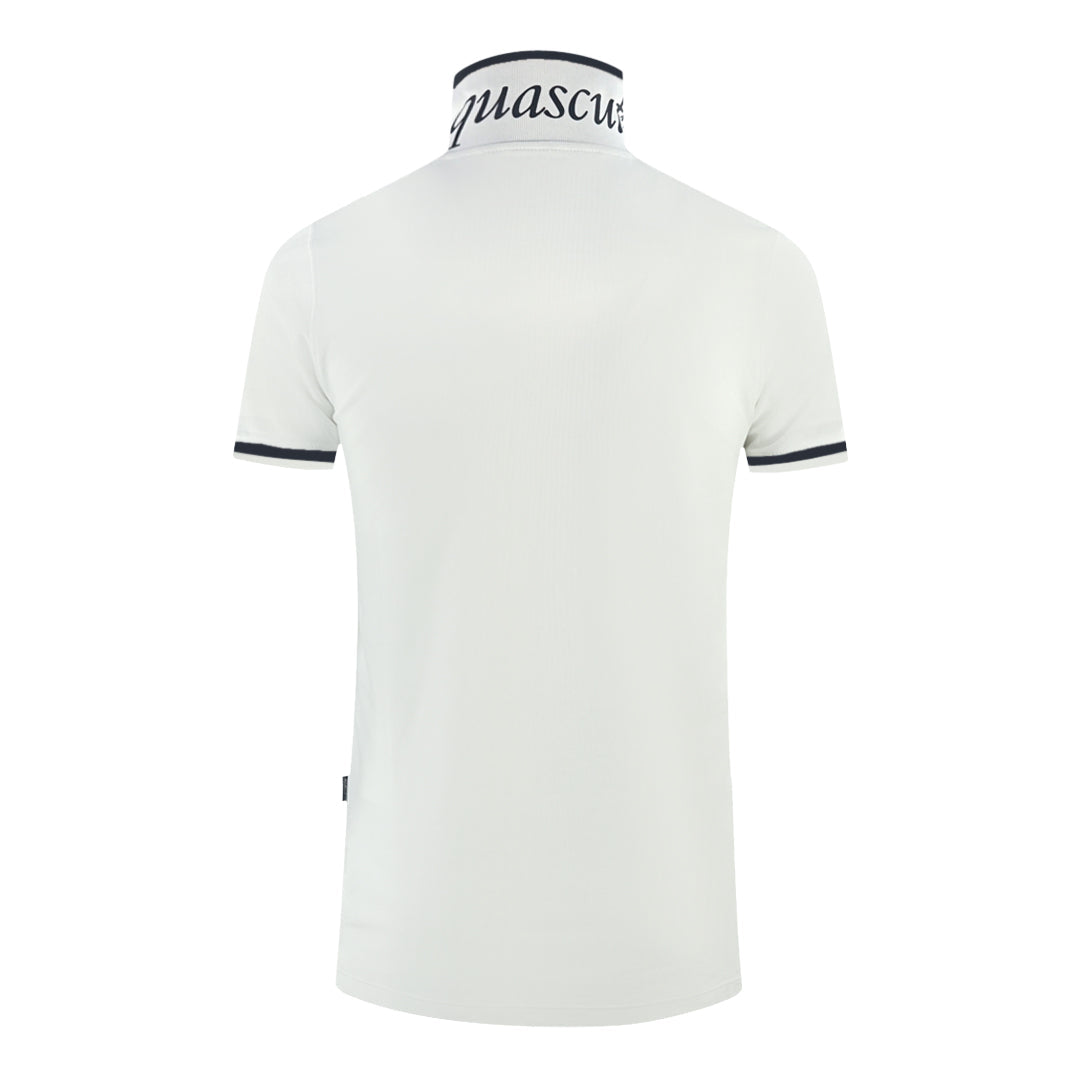 Aquascutum Mens P00923 01 Polo Shirt White