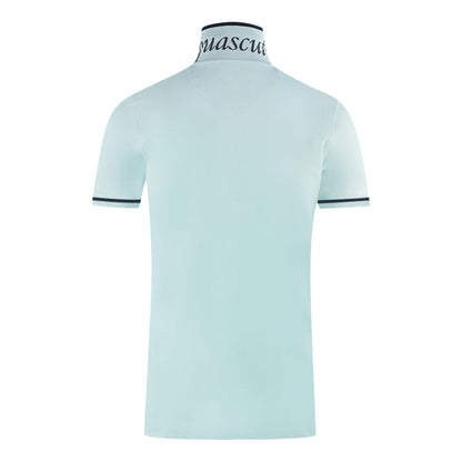 Aquascutum Mens P00923 78 Polo Shirt Light Blue