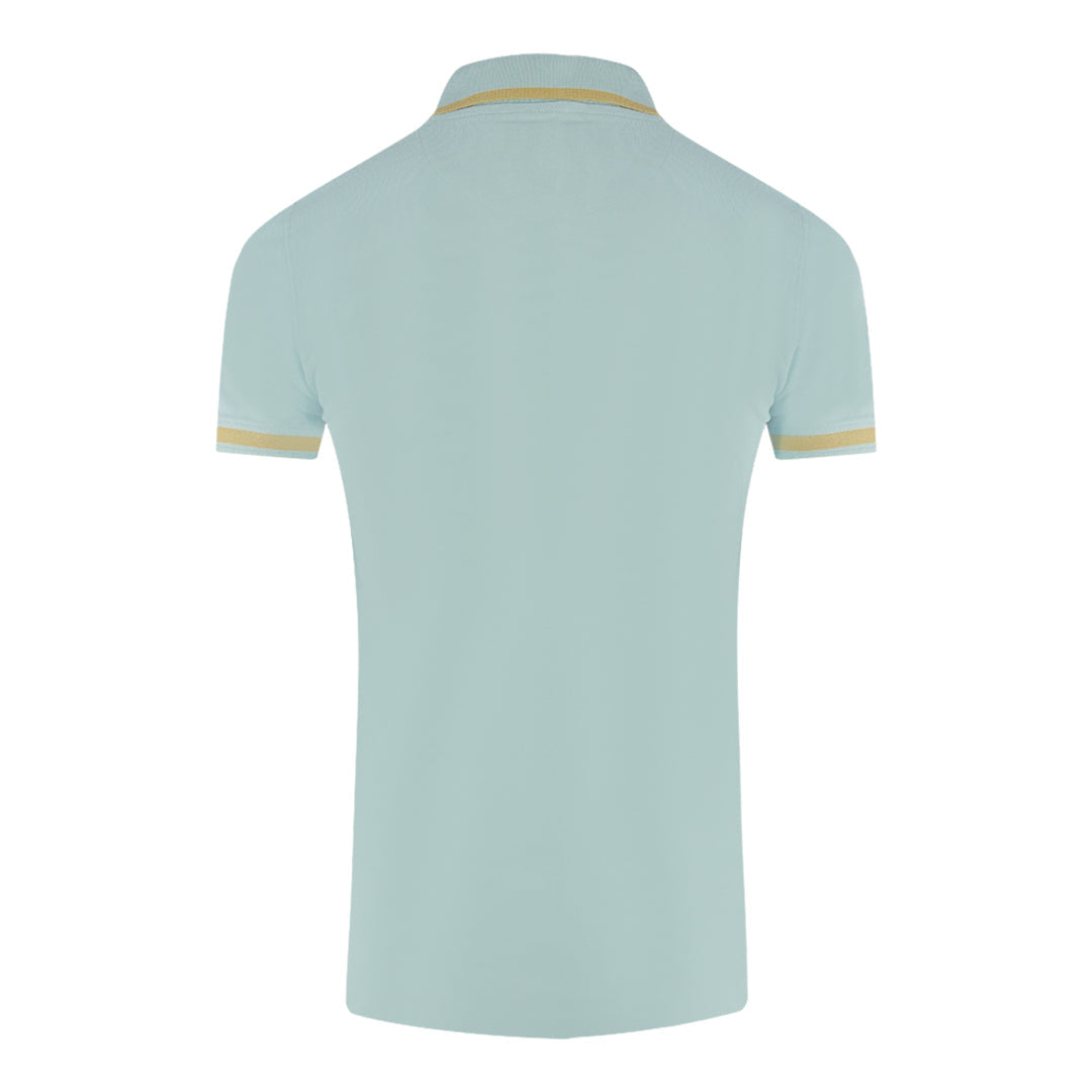 Aquascutum Mens P01023 78 Polo Shirt Light Blue