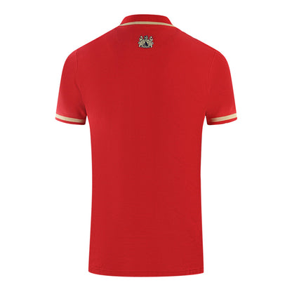 Aquascutum Mens P01223 52 Polo Shirt Red